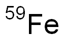 Iron,isotopeofmass59(8CI,9CI) Struktur