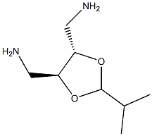 1,3-Dioxolane-4,5-dimethanamine,2-(1-methylethyl)-,[4S-(2alpha,4alpha,5bta)]-(9CI) Struktur