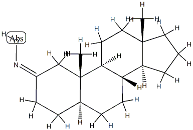 5α-Androstan-2-one oxime Struktur