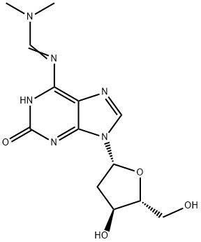 N6-Dimethylaminomethylidene-2'-deoxyisoguanosine Struktur