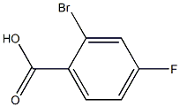 2-broMo-4-fluorobenzoic acid Struktur