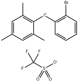 2-Bromophenyl)mesityliodonium triflate Structure