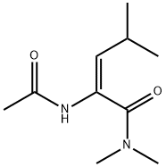 acetyl-N-dimethyl-alpha,beta-dehydroleucinamide Struktur