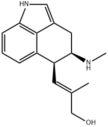 (E)-2-Methyl-3-[1,3,4,5-tetrahydro-4β-(methylamino)benzo[cd]indole-5β-yl]-2-propene-1-ol Struktur