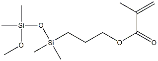 METHACRYLOXYPROPYL TERMINATED POLYDIMETHYLSILOXANE Structure