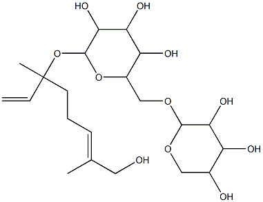 neohancoside B Struktur