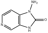 2H-Imidazo[4,5-c]pyridin-2-one,1-amino-1,3-dihydro-(9CI) Struktur