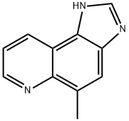 1H-Imidazo[4,5-f]quinoline,5-methyl-(9CI) Struktur