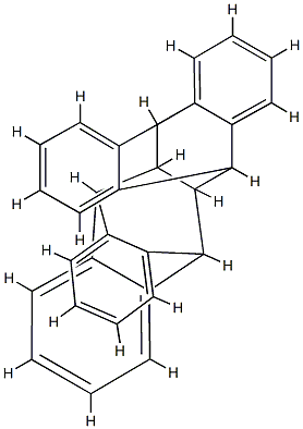 5,12:6,11-Di[1,2]benzeno-5,5a,6,11,11a,12-hexahydronaphthacene Struktur