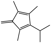 1,3-Cyclopentadiene,1,2,4-trimethyl-5-methylene-3-(1-methylethyl)-(9CI) Struktur