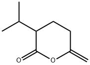 2H-Pyran-2-one,tetrahydro-6-methylene-3-(1-methylethyl)-(9CI) Struktur