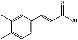 (E)-3-(3,4-dimethylphenyl)acrylic acid Struktur