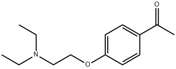 1-{4-[2-(diethylamino)ethoxy]phenyl}ethanone Struktur