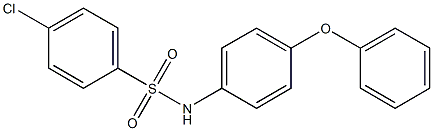 4-chloro-N-(4-phenoxyphenyl)benzenesulfonamide Struktur