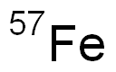 Iron, isotope of mass57 Struktur