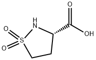 3-Isothiazolidinecarboxylicacid,1,1-dioxide,(3S)-(9CI) Struktur