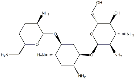 2'-Amino-5,2'-dideoxydibekacin Struktur