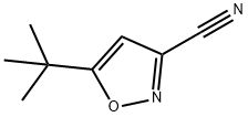 3-Isoxazolecarbonitrile,5-(1,1-dimethylethyl)-(9CI) Struktur