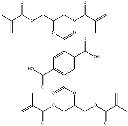 pyromellitic dianhydride glycerol dimethacrylate adduct Struktur