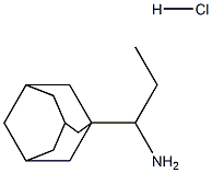 1-Methylamino-a-ethylricyclo (3,3,1,1)(3,7)-decana hydrochloride Struktur