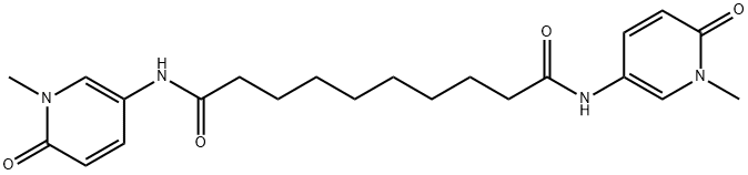 N,N'-bis(2-(2-thiazolinyl))-1,8-octamethylenedicarboxamide Struktur