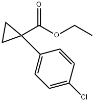 ethyl 1-(4-chlorophenyl)cyclopropanecarboxylate Struktur