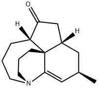 (+)-Fawcettidine Struktur