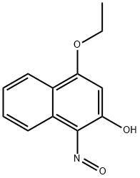 2-Naphthalenol,4-ethoxy-1-nitroso-(9CI) Struktur