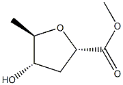 D-arabino-Hexonic acid, 2,5-anhydro-3,6-dideoxy-, methyl ester (9CI) Struktur