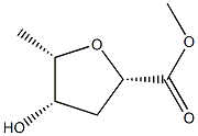 L-xylo-Hexonic acid, 2,5-anhydro-3,6-dideoxy-, methyl ester (9CI) Struktur