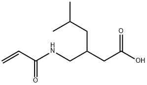 rac-Pregabalin N-Acrylamide Struktur