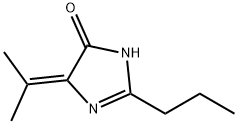 4H-Imidazol-4-one,1,5-dihydro-5-(1-methylethylidene)-2-propyl-(9CI) Struktur