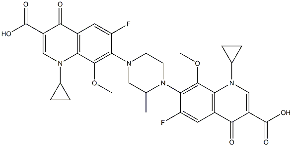 Gatifloxacin Dimer 1 Struktur