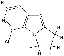 1-chloro-7,8-dihydro-6H-purino[7,8-a]pyrrole Struktur