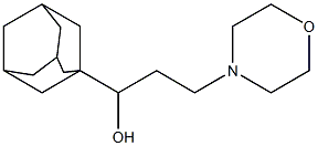 α-(1-Adamantyl)-4-morpholine-1-propanol Struktur