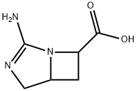 1,3-Diazabicyclo[3.2.0]hept-2-ene-7-carboxylicacid,2-amino-(9CI) Struktur