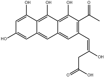 tetracenomycin F2 Struktur