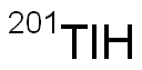 Thallium, isotope of mass 201 Struktur