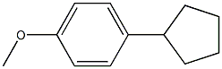 1-cyclopentyl-4-methoxybenzene Struktur