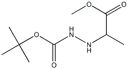 Hydrazinecarboxylic acid, 2-(2-methoxy-1-methyl-2-oxoethyl)-, 1,1- Struktur