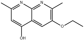 1,8-Naphthyridin-4-ol,6-ethoxy-2,7-dimethyl-(9CI) Struktur