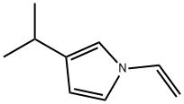 1H-Pyrrole,1-ethenyl-3-(1-methylethyl)-(9CI) Struktur