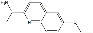 2-Quinolinemethanamine,6-ethoxy-alpha-methyl-(9CI) Struktur