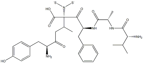 enkephalin, Pen(2,5)-Ala(3)- Struktur