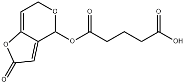 Patulin hemiglutarate Struktur