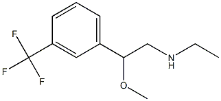 N-Ethyl-β-methoxy-3-(trifluoromethyl)phenethylamine Struktur