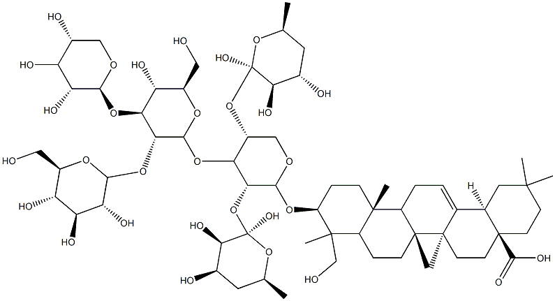 dipsacus saponin C Struktur