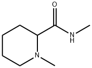 2-Piperidinecarboxamide,N,1-dimethyl-(9CI) Struktur