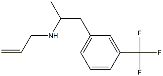 N-Allyl-α-methyl-3-(trifluoromethyl)phenethylamine Struktur