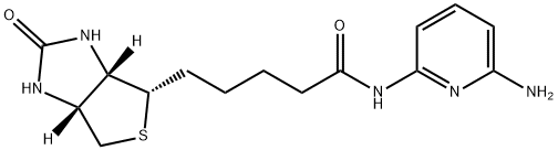 2-amino-(6-amidobiotinyl)pyridine Struktur